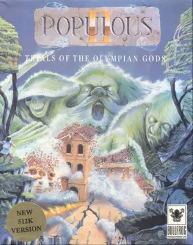 Populous II - Trials of the Olympian Gods box cover front